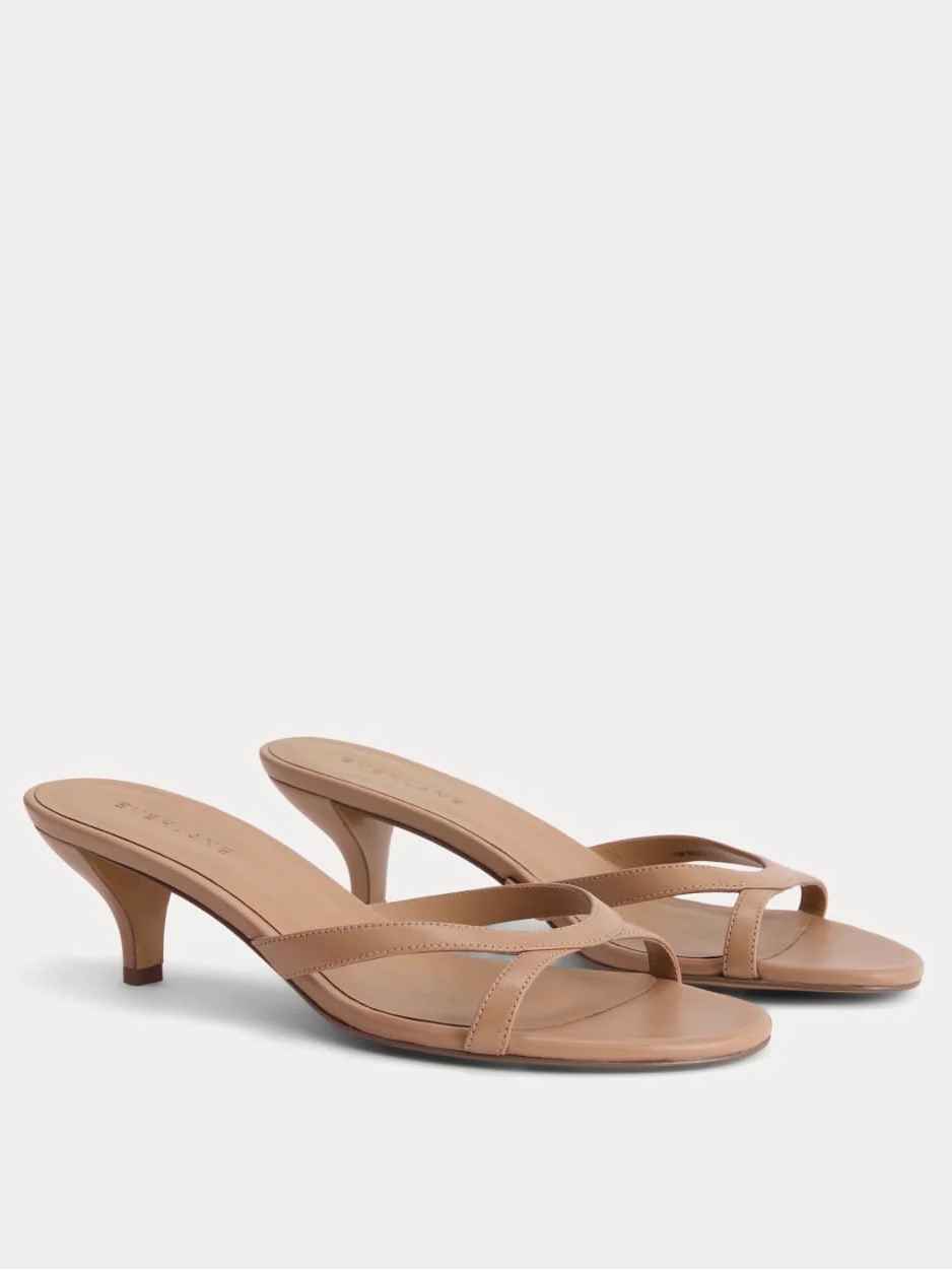 Everlane Sculpted Heel Sandal | Affogato 9 | Nwb